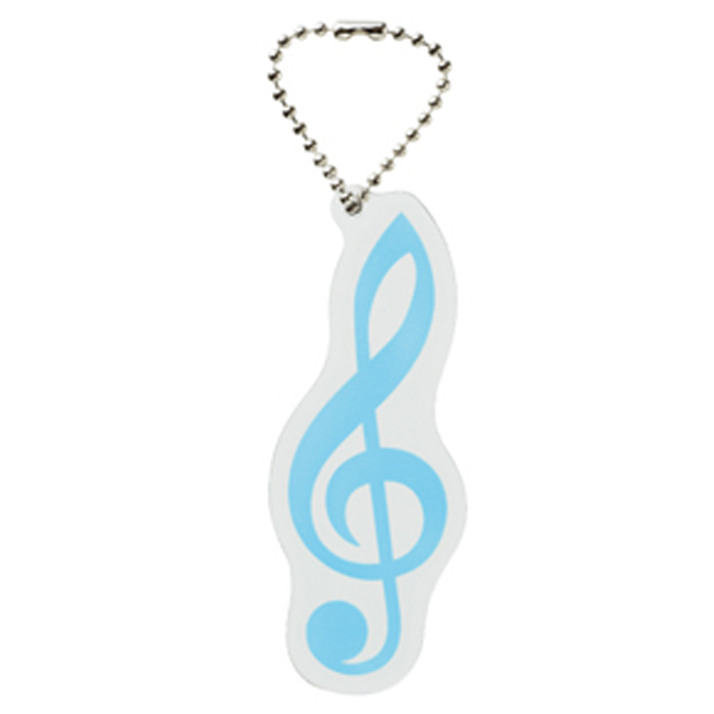 Piano Line Clear Key Chain (G-Tone Symbol)