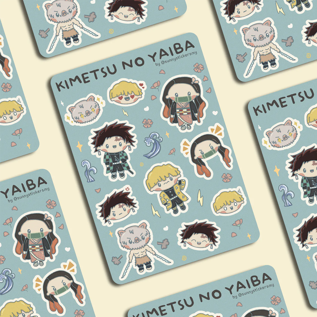 Sunny Stickers Sticker Sheet - Kimetsu No Yaiba