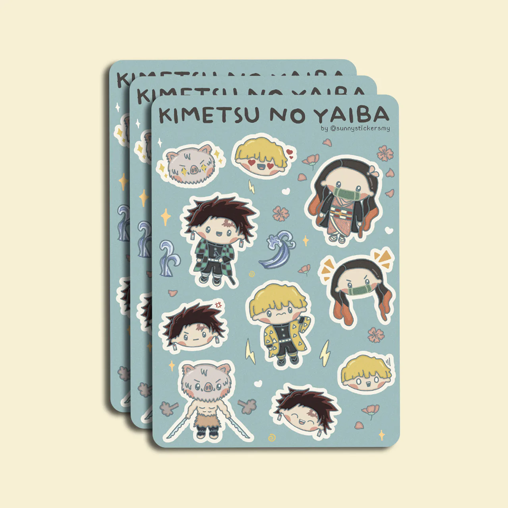 Sunny Stickers Sticker Sheet - Kimetsu No Yaiba
