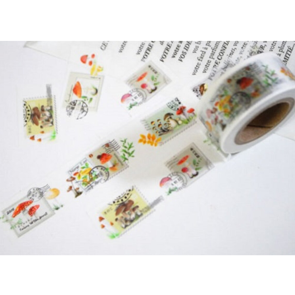 Kamito Masking Tape - Kinoko (Stamps)