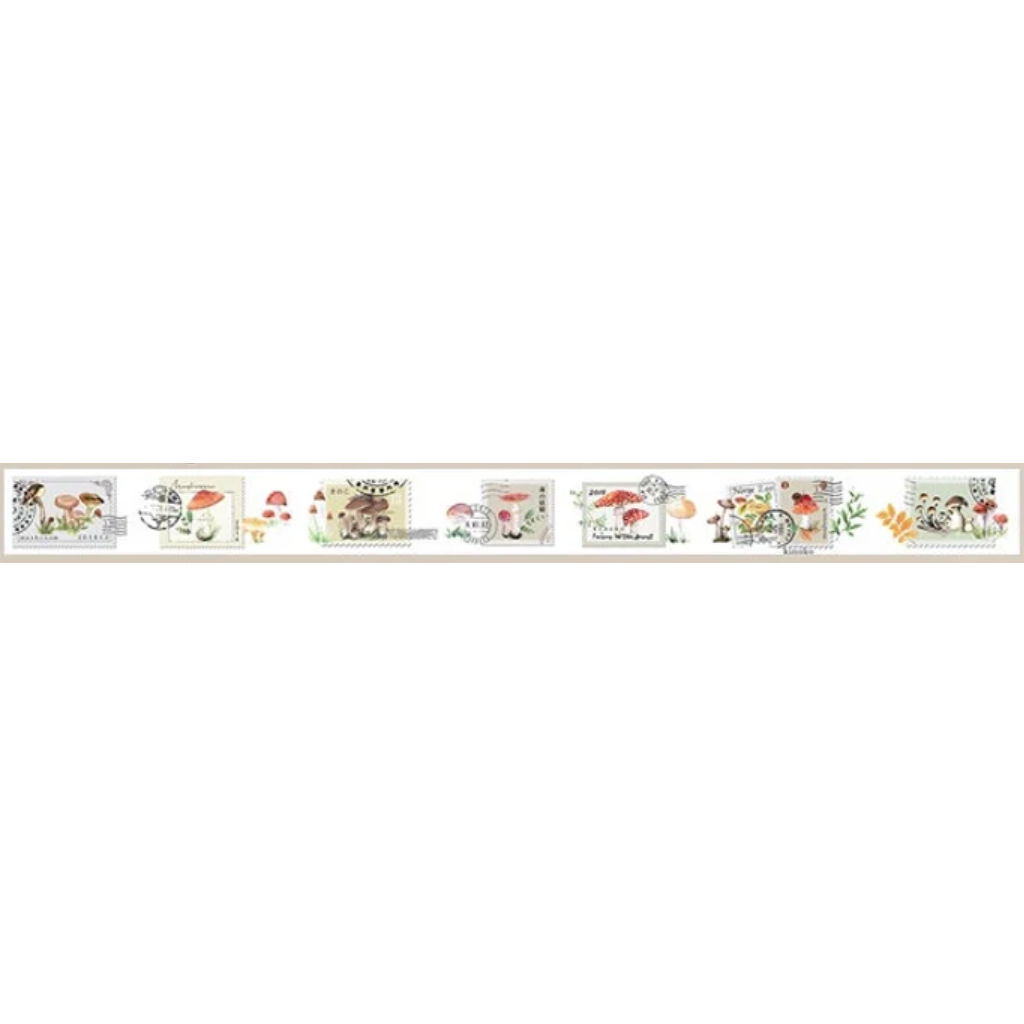 Kamito Masking Tape - Kinoko (Stamps)