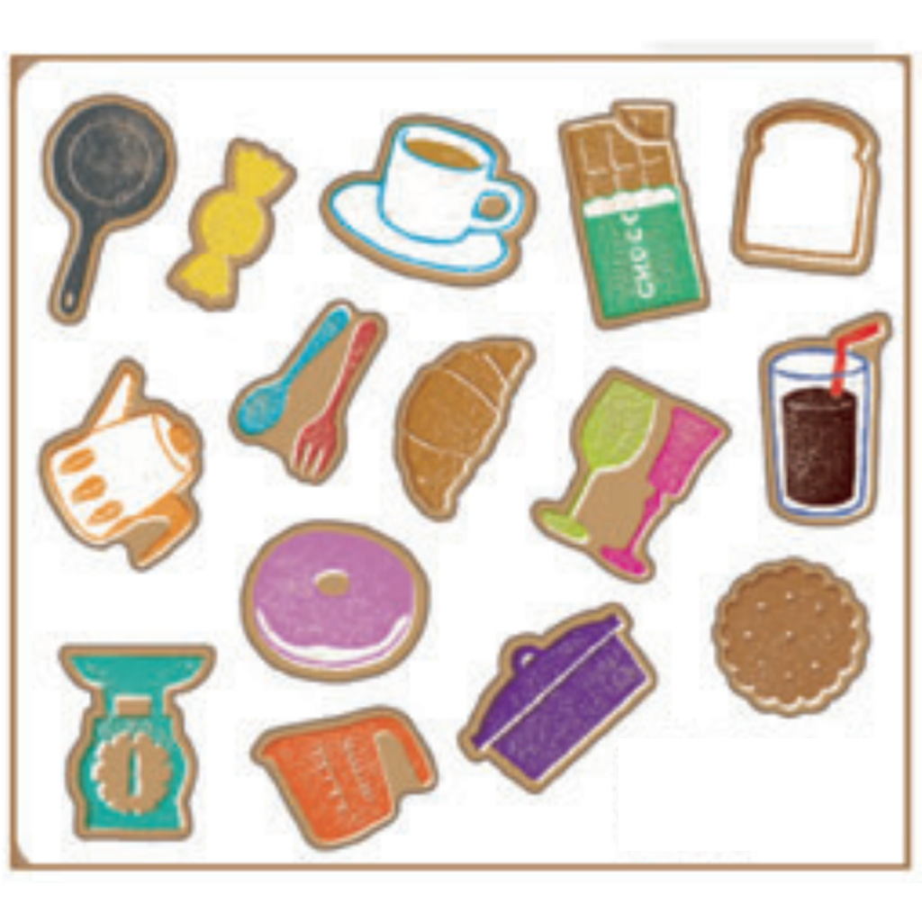 S &amp; C Hanko Flake Sticker Kitchen