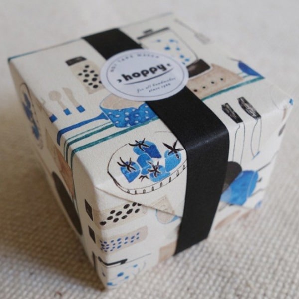 Hoppy Mini Box Tape - Blue Kitchen