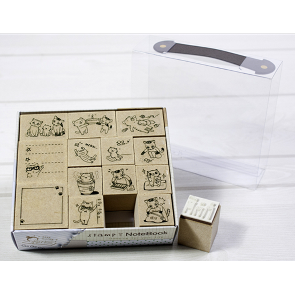 Micia Journal Stamp Set - Life Of Kitty