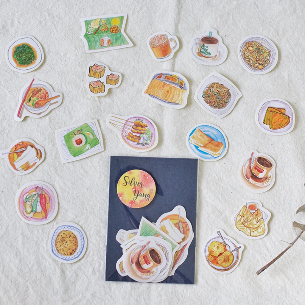 Silver Yang Sticker Pack Kopitiam