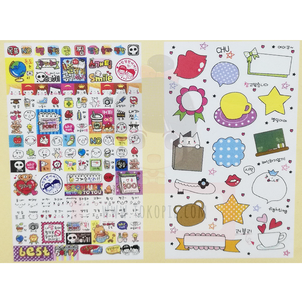 Romantic Diary Deco Sticker Set