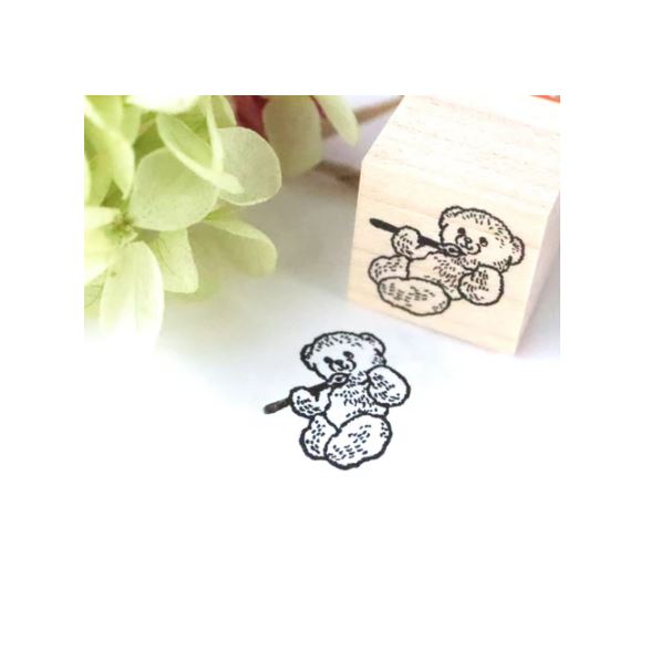 Krimgen Rubber Stamp Teddy Bear