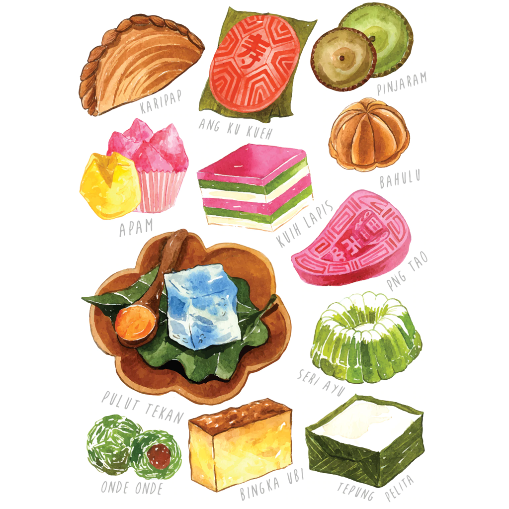Malaysian Kuih Sticker