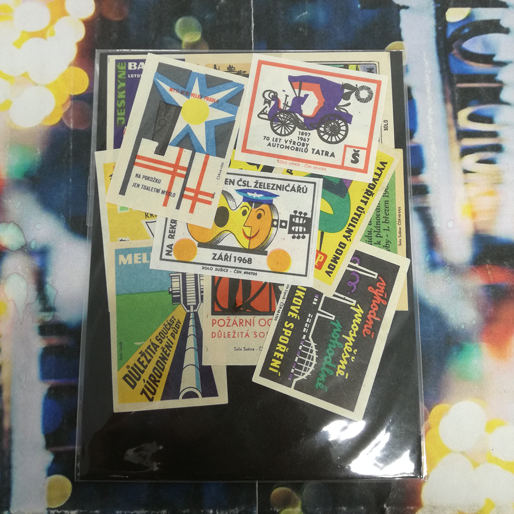 Czech Vintage Match Label