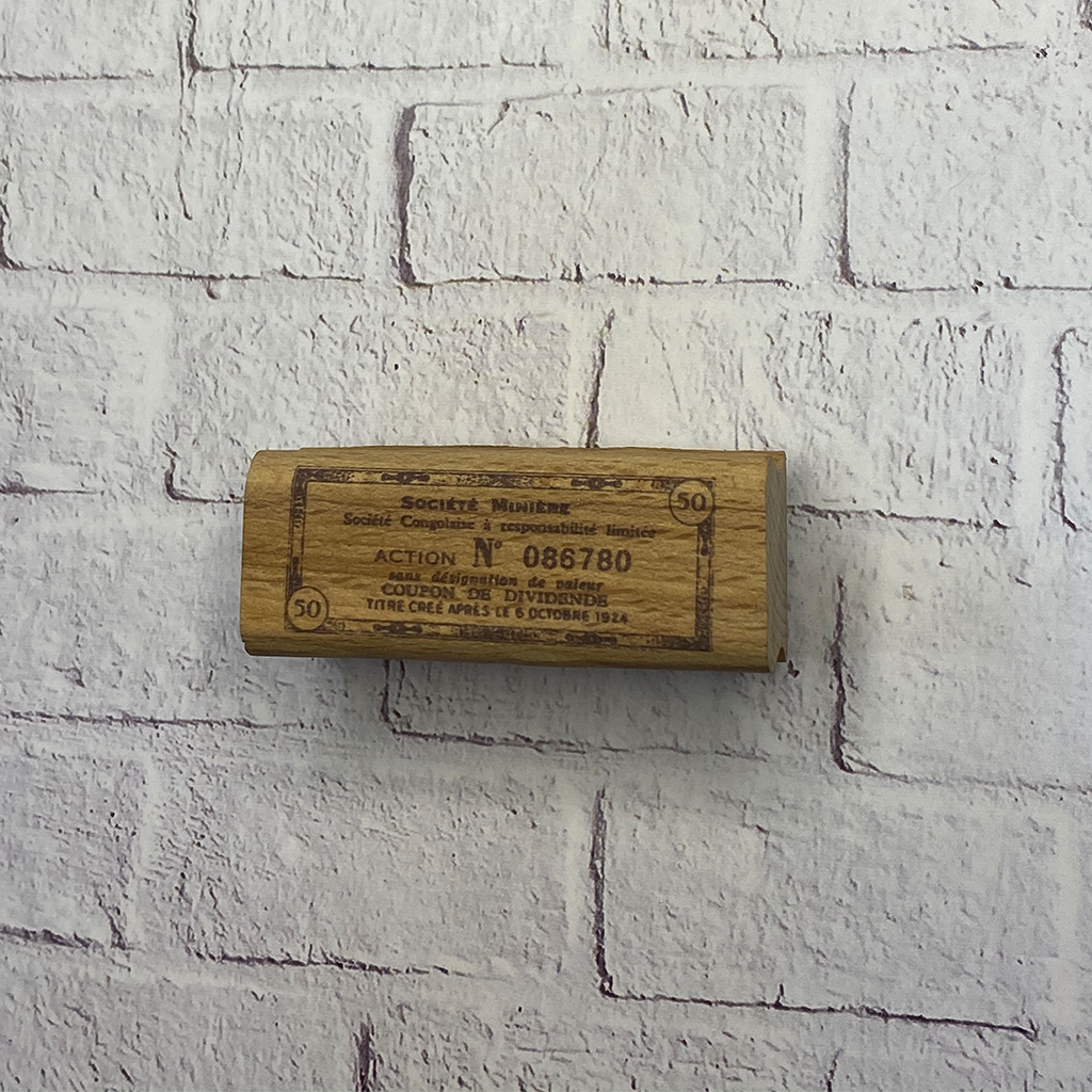 Vintage Label Quotes Rubber Stamp