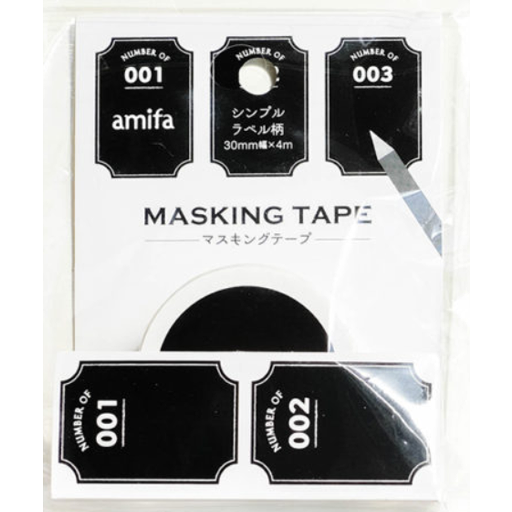 Amifa Masking Tape Label