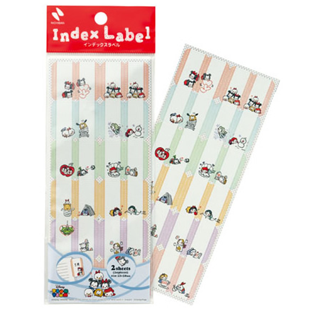 Nichiban Index Label - Disney Tsum Tsum