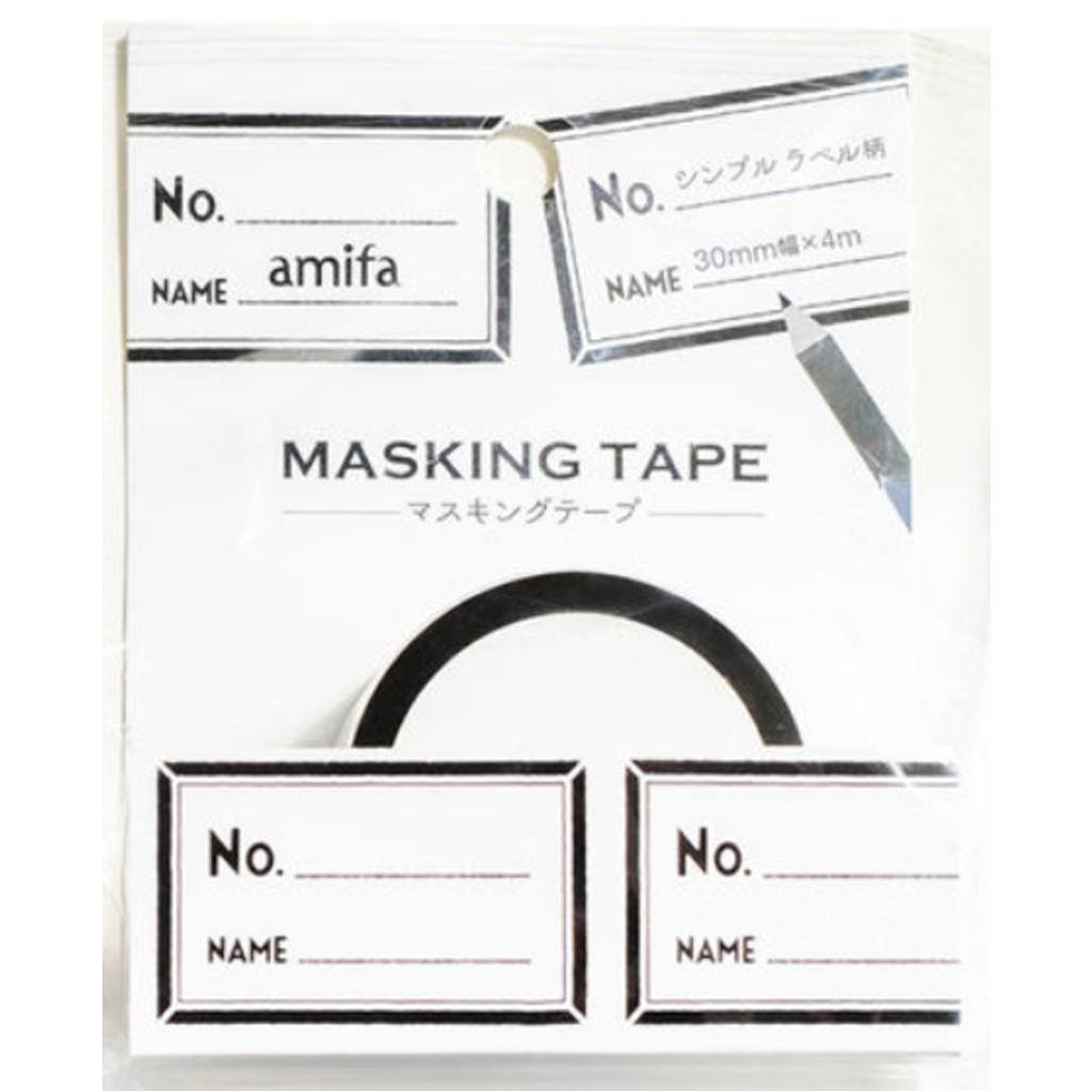 Amifa Masking Tape Label