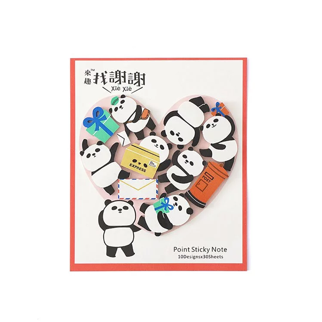 Jean Panda Postman Love Post-it Notes Laiqu
