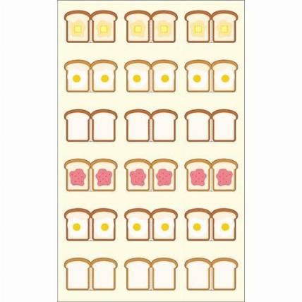 Mind Wave Sticker Index Seal Toast