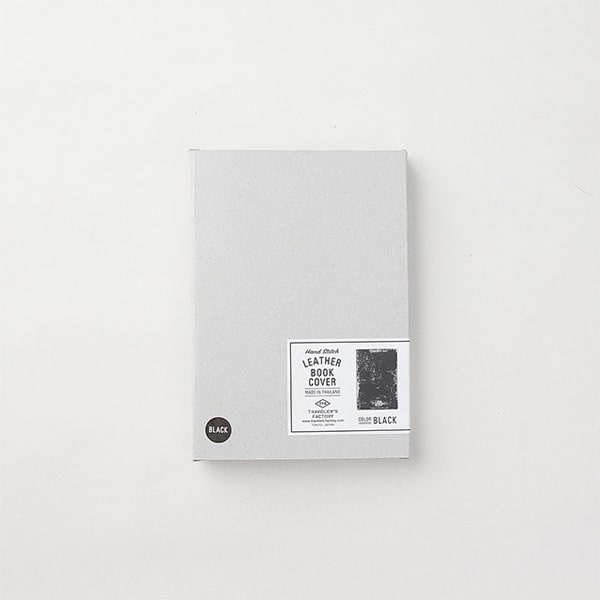 Traveler's Factory Leather Book Cover Black