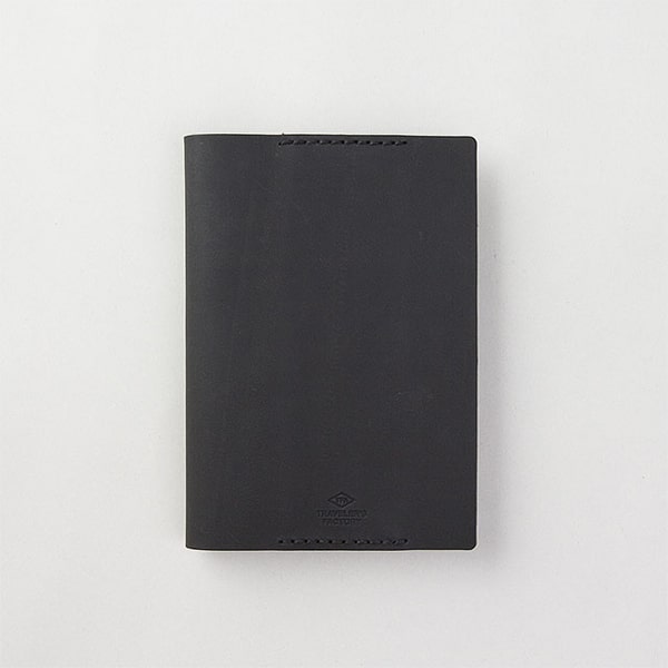 Traveler&#39;s Factory Leather Book Cover Black