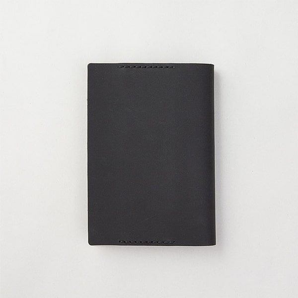 Traveler&#39;s Factory Leather Book Cover Black