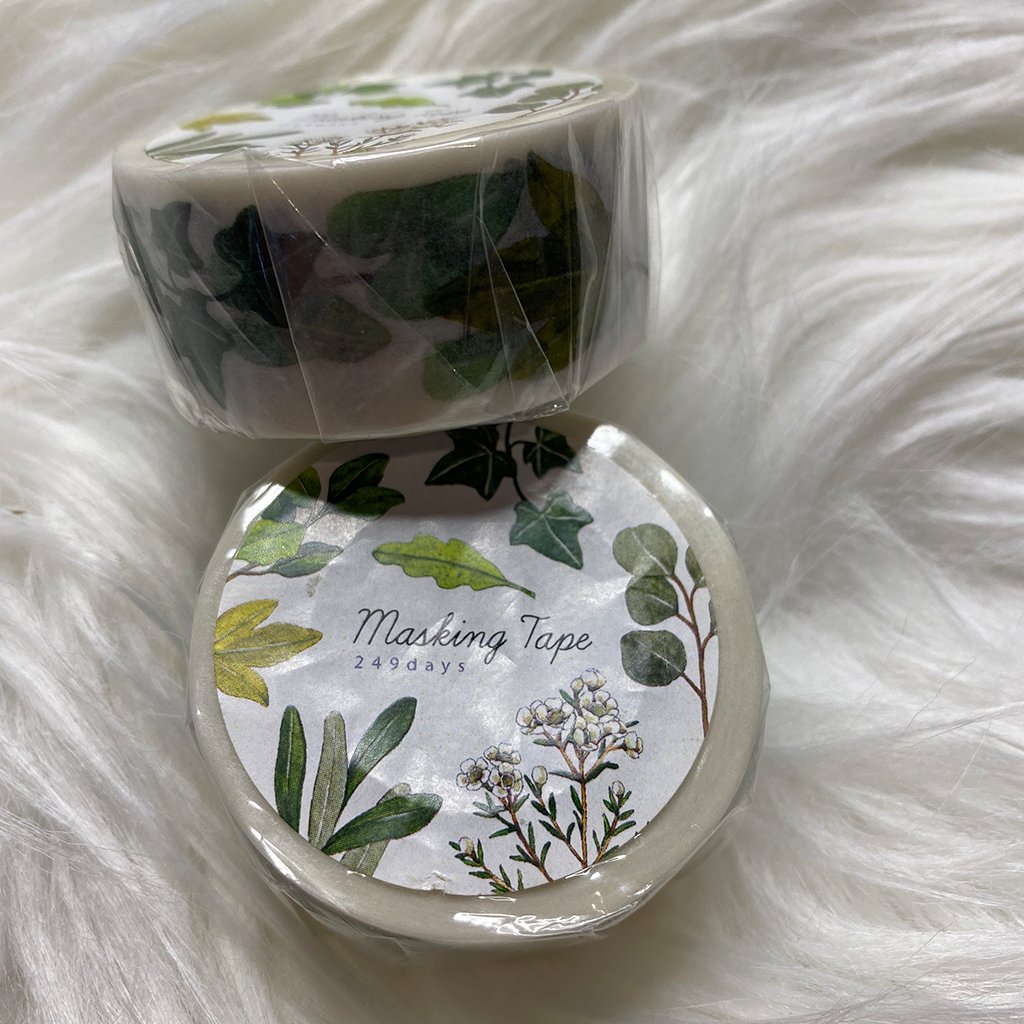 249 Days Masking Tape Leaves