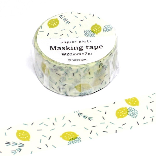 Papier Platz Masking Tape Rosemary And Lemon