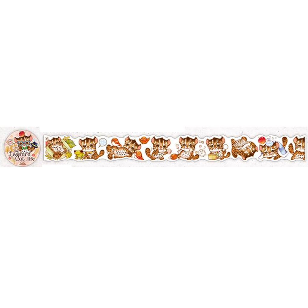 C.C Storytape Masking Tape - Leopard Cat