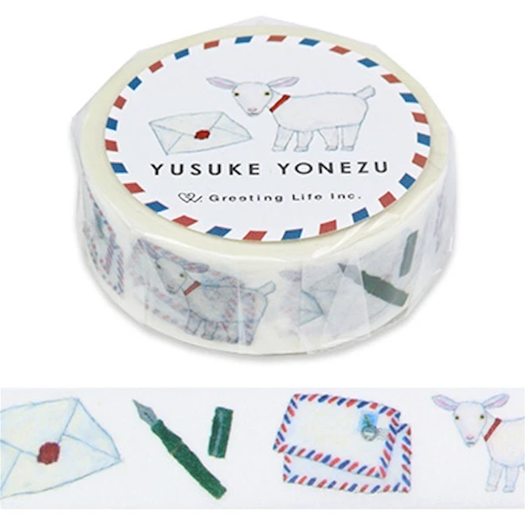Greeting Life Masking Tape - Yusuke Yonezu Letter