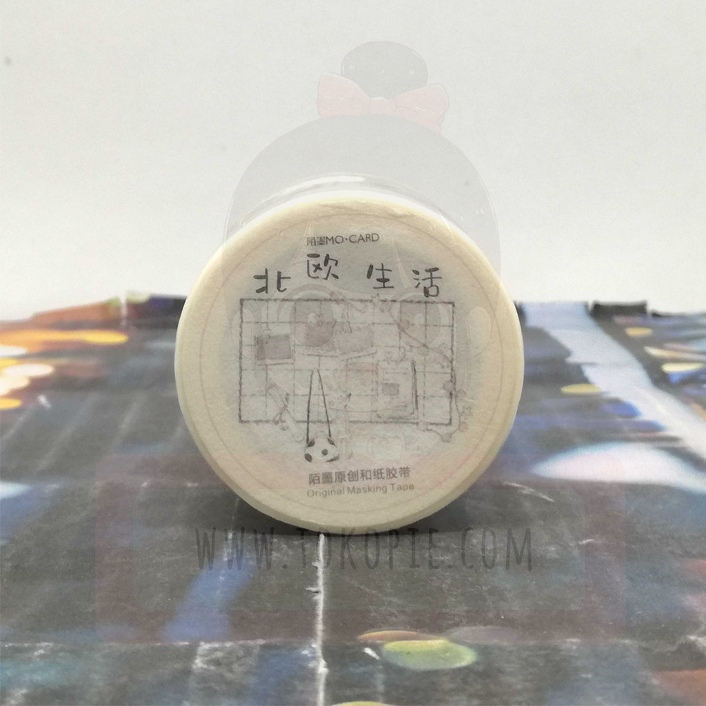 Mo Card Little Life Notes Series Masking Tape - Nordic Life