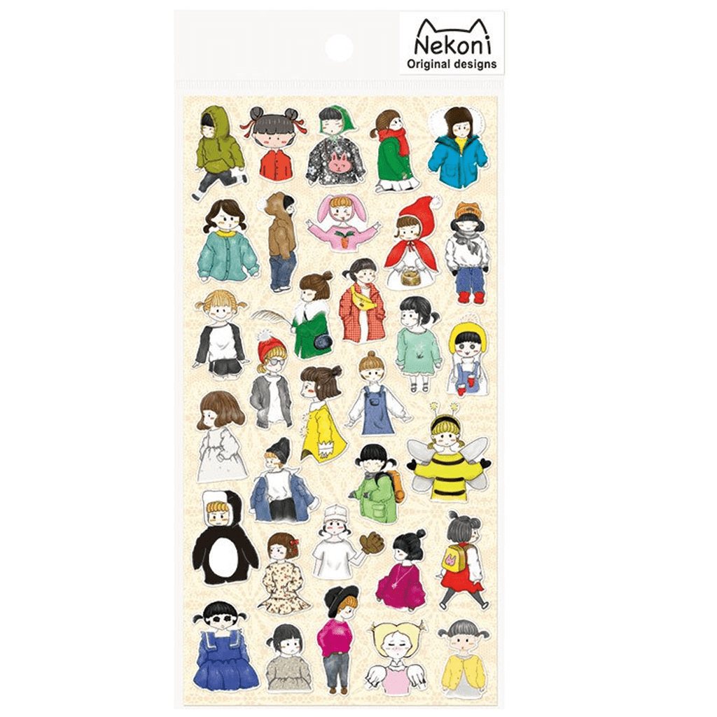 Nekoni Original Designs Sticker - Little Girl Fashion