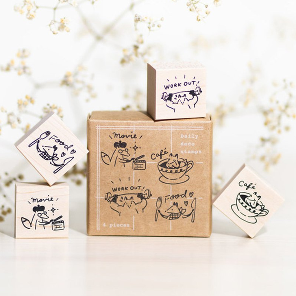 Hello Studio Rubber Stamp - Little Fox Daily