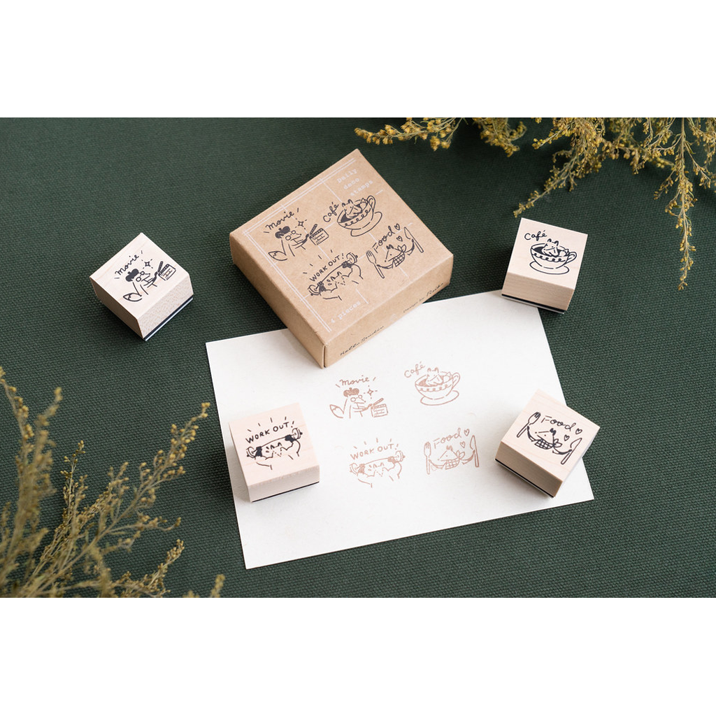 Hello Studio Rubber Stamp - Little Fox Daily