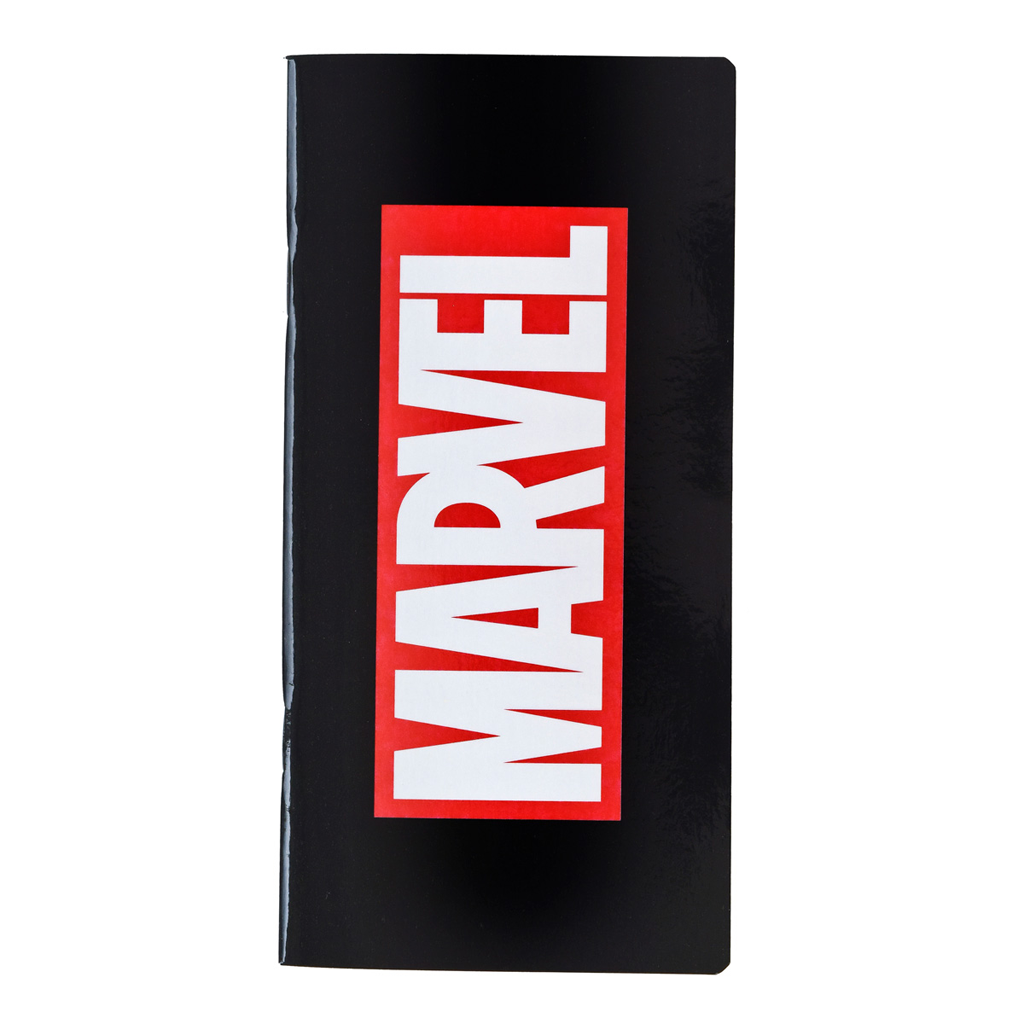 Handy Pick Grid Notebook MARVEL Logo Black