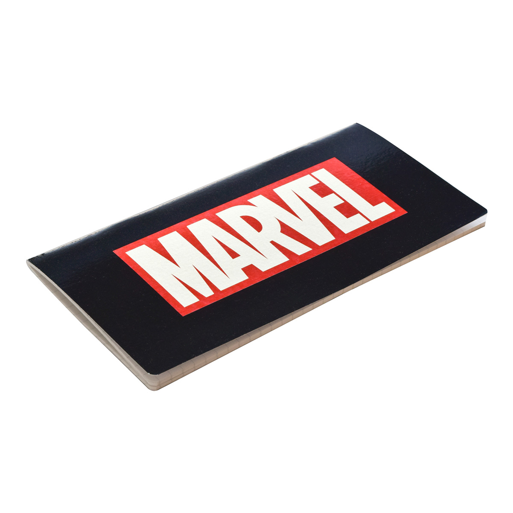 Handy Pick Grid Notebook MARVEL Logo Black