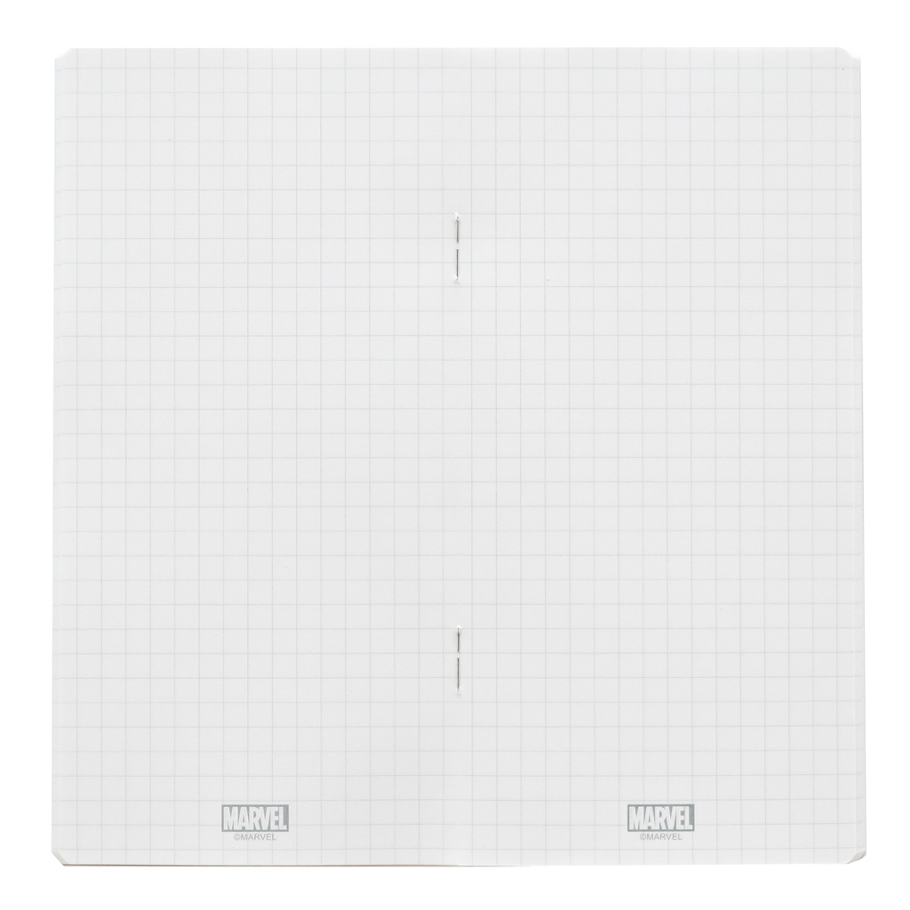 Handy Pick Grid Notebook MARVEL Logo Black