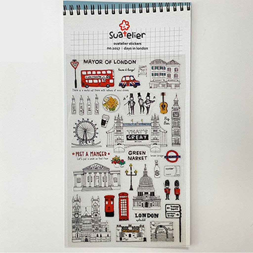 Suatelier Stickers Days In London