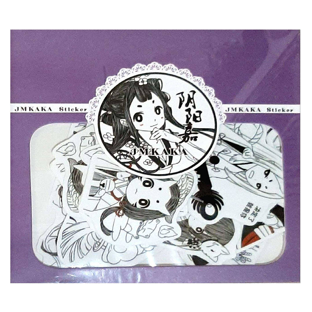 JMKAKA Harutomika Long Hair Girl Flake Sticker