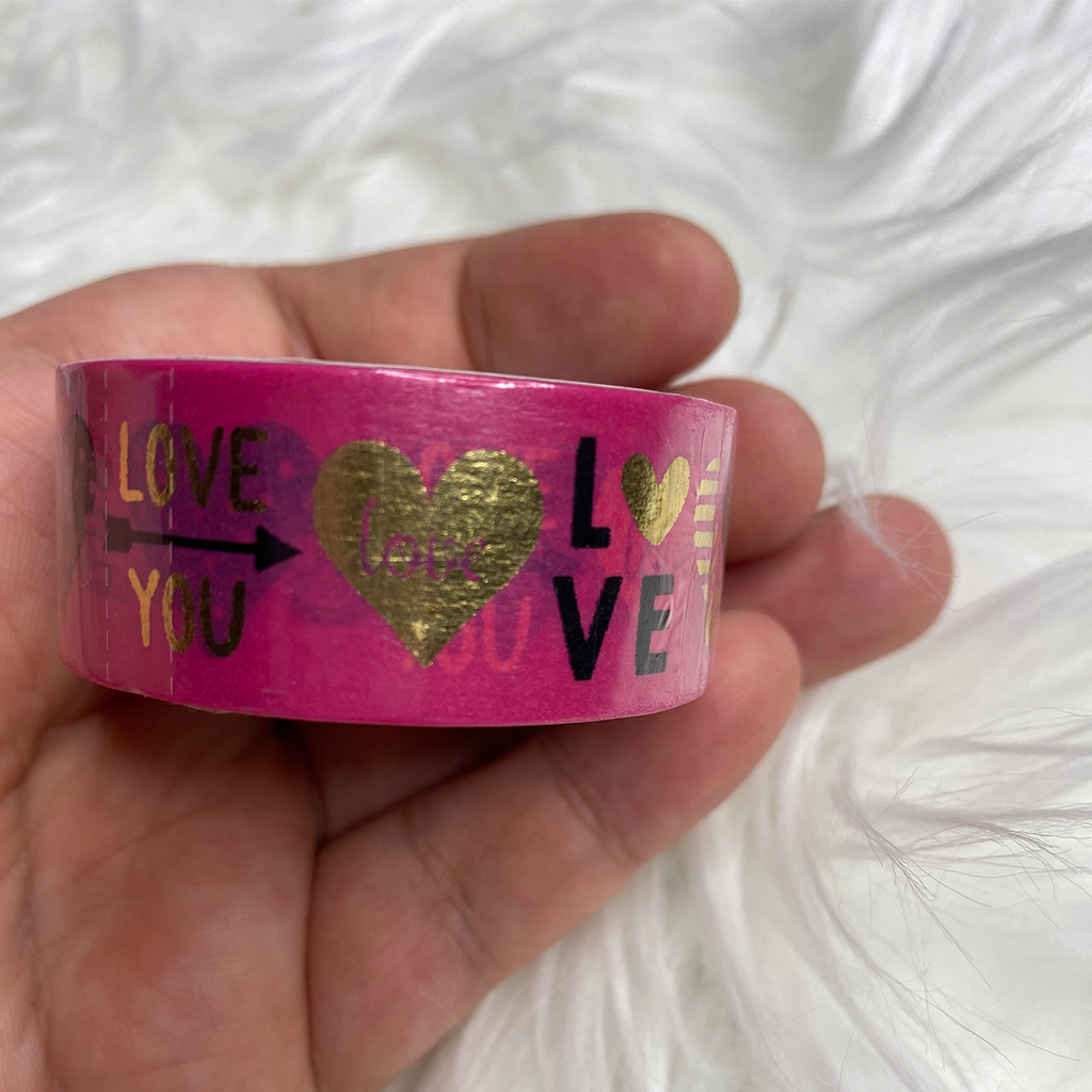 Love Pattern Masking Tape
