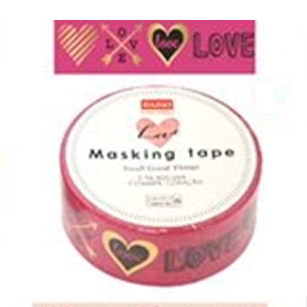 Love Pattern Masking Tape