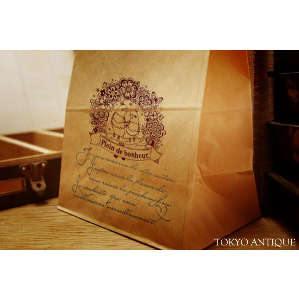 Tokyo Antique Rubber Stamp - Lovebirds