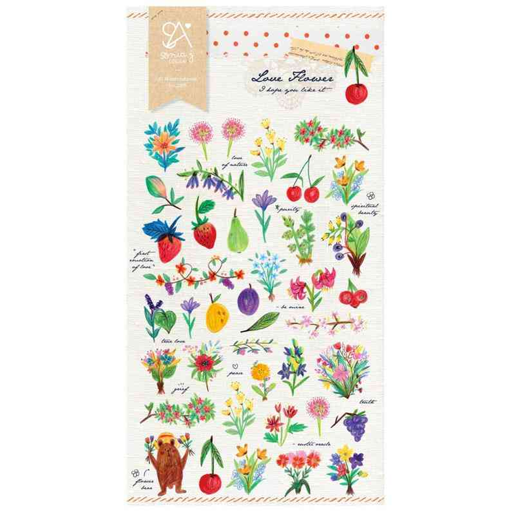 Sonia&#39;s Design Sticker Love Flower
