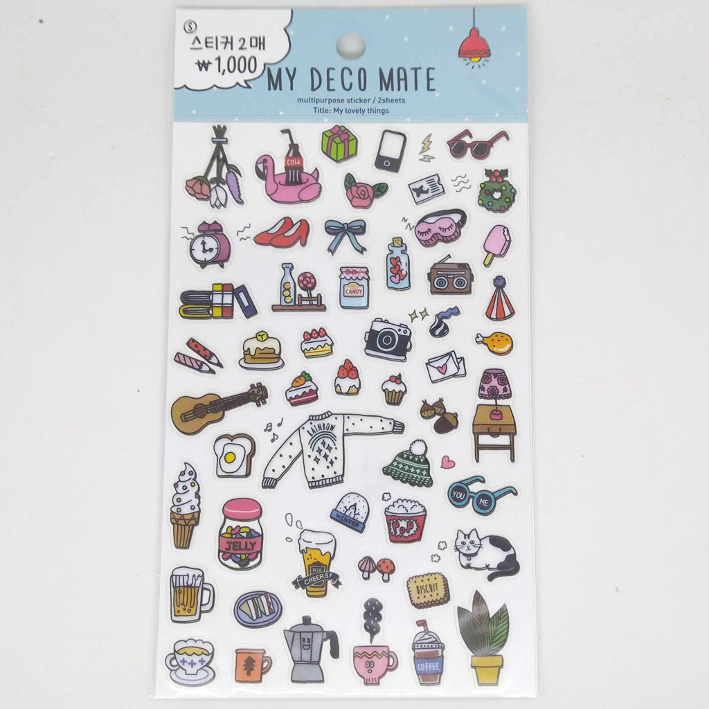 My Deco Mate Sticker - My Lovely Things - tokopie