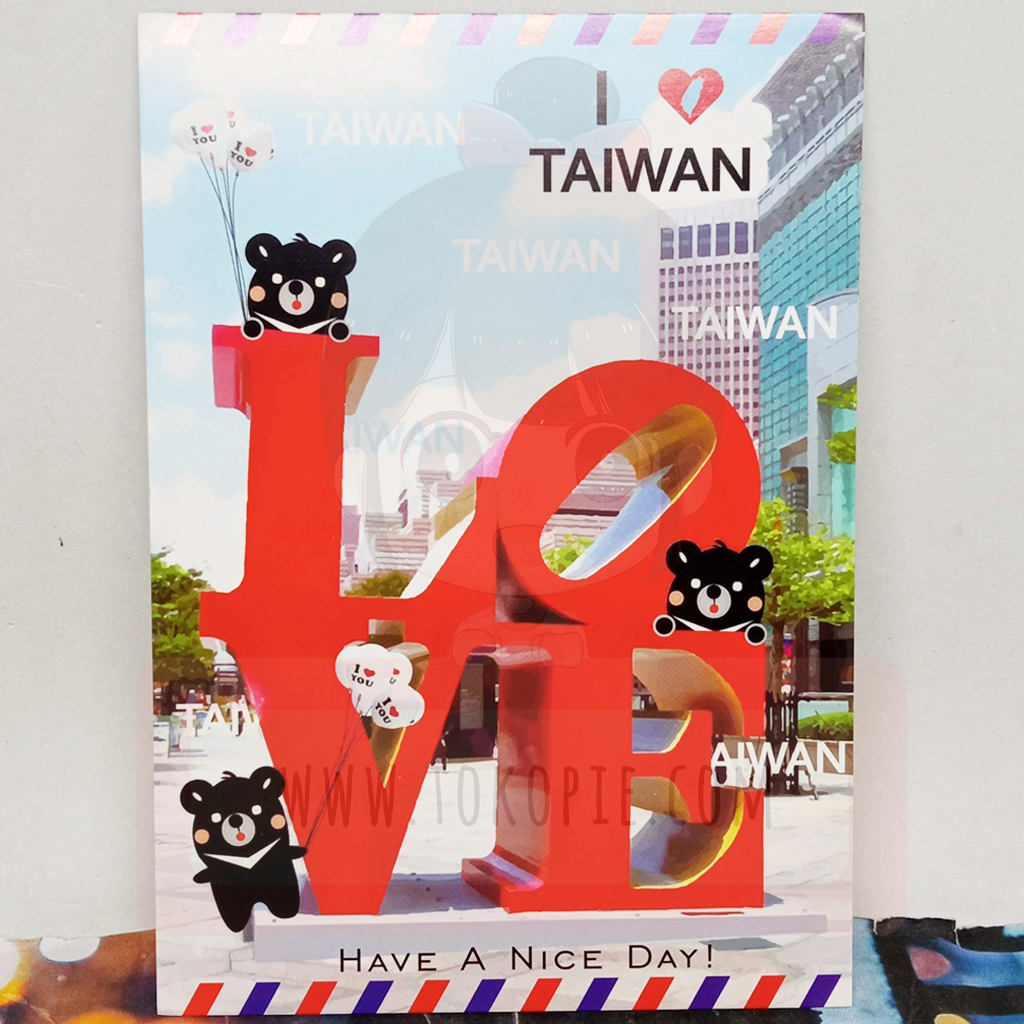 I Love Taiwan Have A Nice Day Postcard