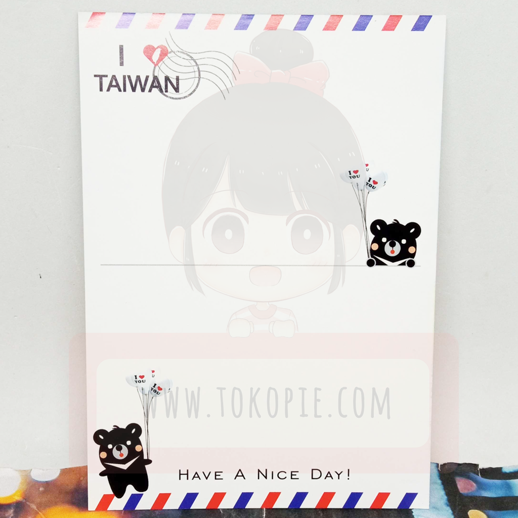 I Love Taiwan Have A Nice Day Postcard