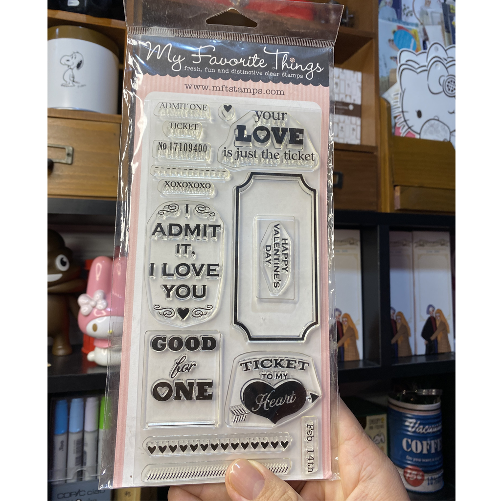 My Favorite Things Clear Stamp - Love's The Ticket