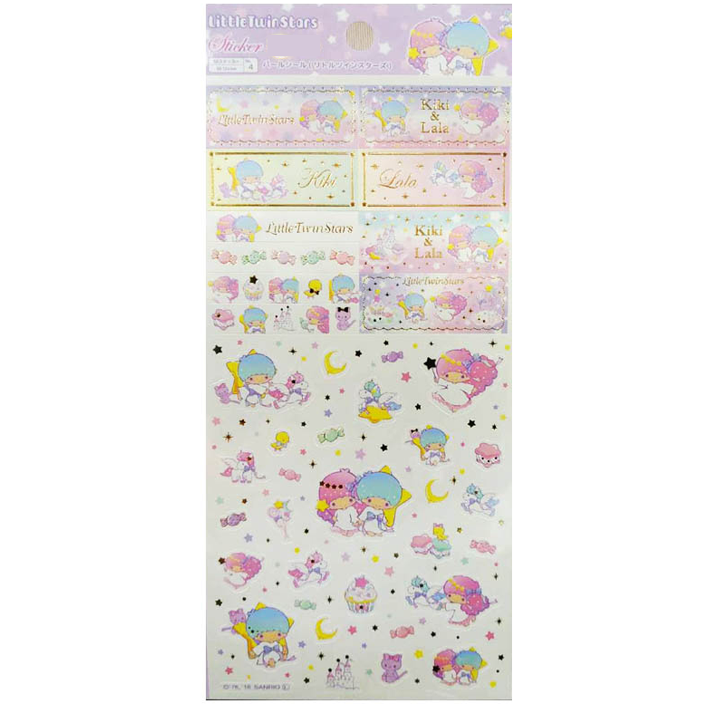 Sanrio Pearl Sticker Little Twin Stars