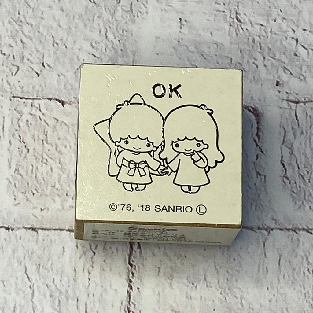 Sanrio Rubber Stamp Little Twin Stars M
