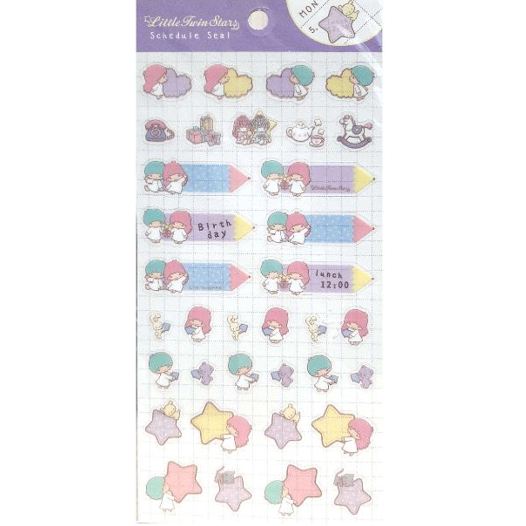 Sanrio Little Twin Stars Schedule Seal