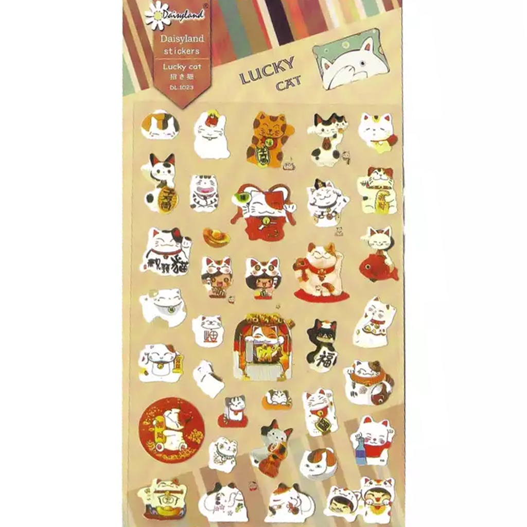 Daisyland Stickers - Lucky Cat