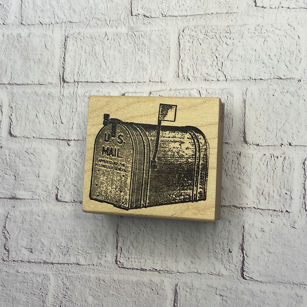 100 Proof Press Rubber Stamp - Mail Box