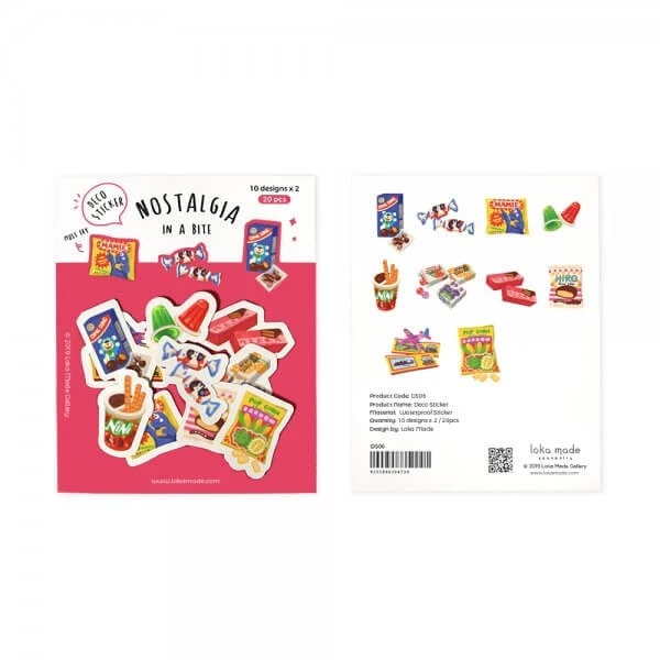 Deco Stickers Nostalgia In A Bite