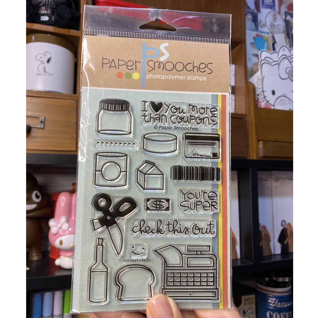 Paper Smooches Clear Stamp - Market Fresh